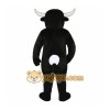 Black Cow Mascot Costume Black Cow Mascot Costume