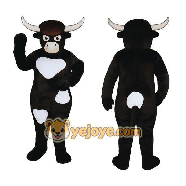 Black Cow Mascot Costume