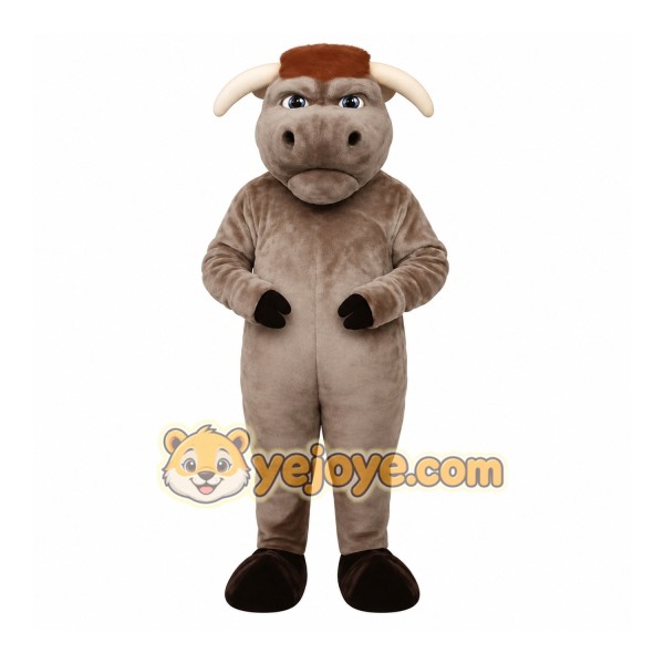 Brown Bull Mascot Costume Brown Bull Mascot Costume