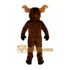 Brown Moose Mascot Costume