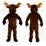Brown Moose Mascot Costume