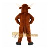 Brown Bull Mascot Costume