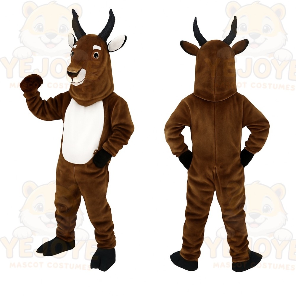 Brown Deer Mascot Costume