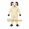 White Ram Mascot Costume White Ram Mascot Costume