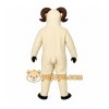 White Ram Mascot Costume White Ram Mascot Costume