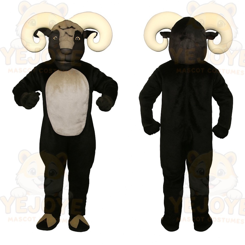 Black Ram Mascot Costume