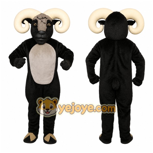 Black Ram Mascot Costume