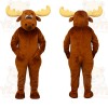 Brown Moose Mascot Costume