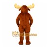 Brown Moose Mascot Costume Brown Moose Mascot Costume