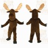 Brown Moose Mascot Costume