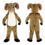 Brown Ram Mascot Costume