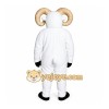 White Ram Mascot Costume White Ram Mascot Costume