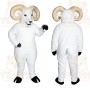 White Ram Mascot Costume