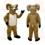 Brown Ram Mascot Costume