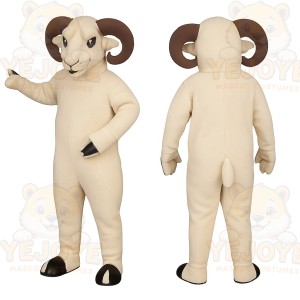 White Ram Mascot Costume