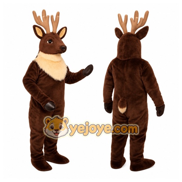 Brown Deer Mascot Costume