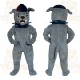 Gray Dog Mascot Costume