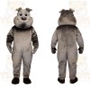 Gray Dog Mascot Costume