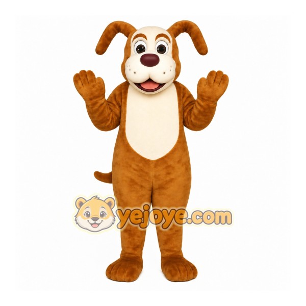 Brown Dog Mascot Costume