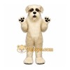White Dog Mascot Costume