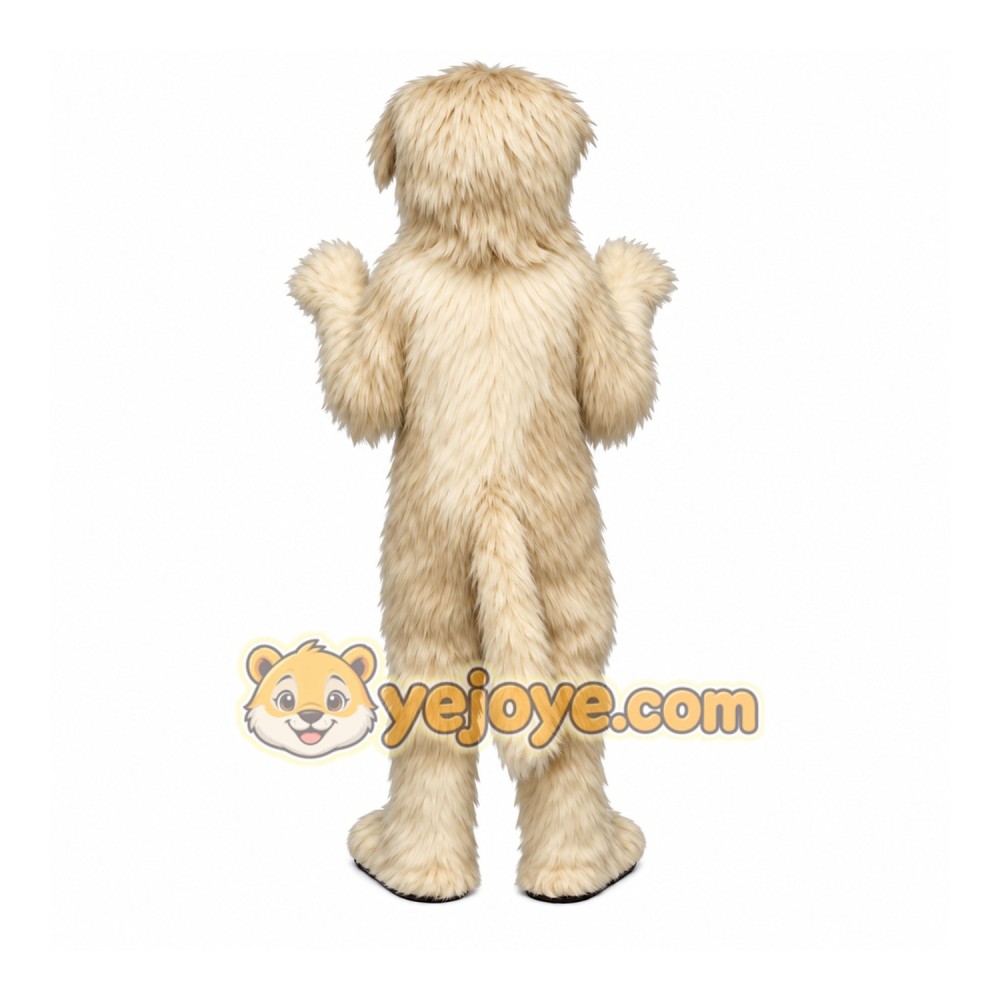 White Dog Mascot Costume