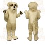 White Dog Mascot Costume