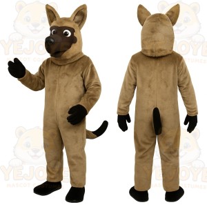 Brown Dog Mascot Costume