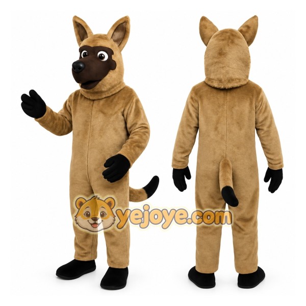 Brown Dog Mascot Costume