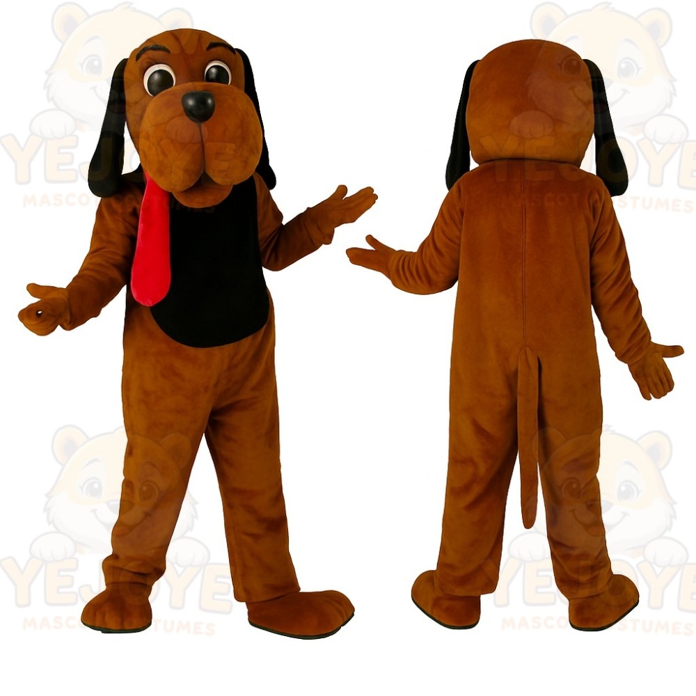 Brown Dog Mascot Costume