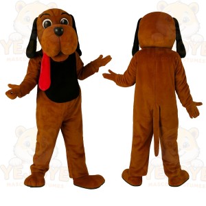 Brown Dog Mascot Costume