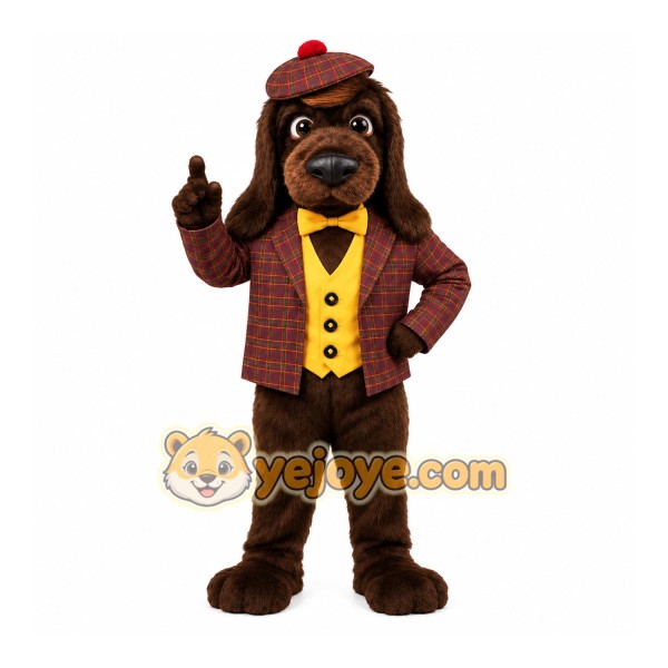 Brown Dog Mascot Costume