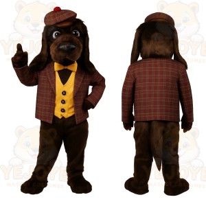 Brown Dog Mascot Costume