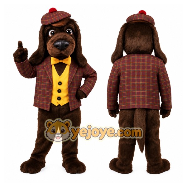 Brown Dog Mascot Costume