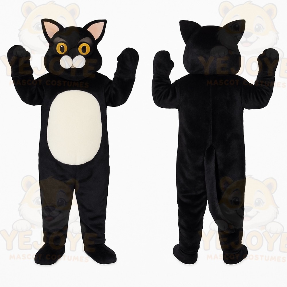 Black Cat Mascot Costume