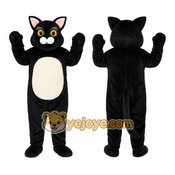Black Cat Mascot Costume