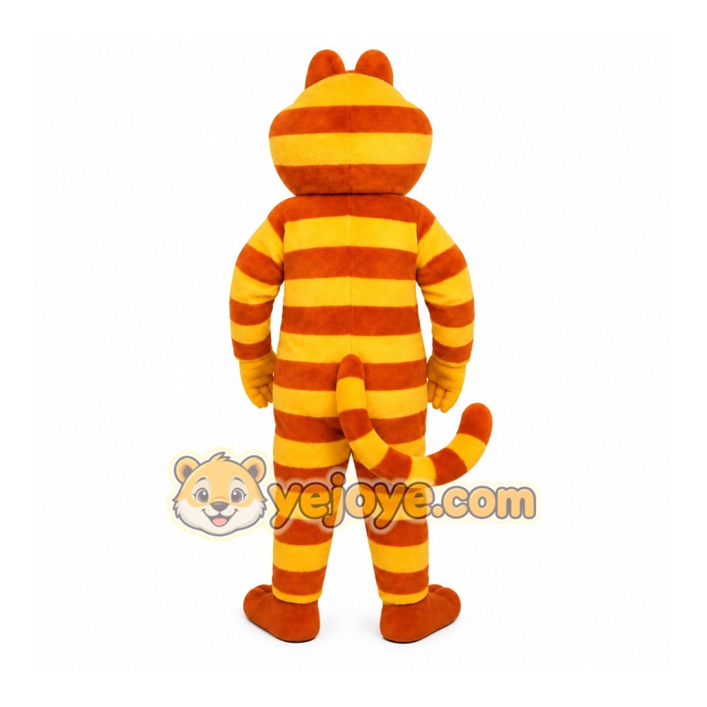 Orange Striped Cat Mascot Costume Orange Striped Cat Mascot Costume