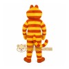 Orange Striped Cat Mascot Costume Orange Striped Cat Mascot Costume