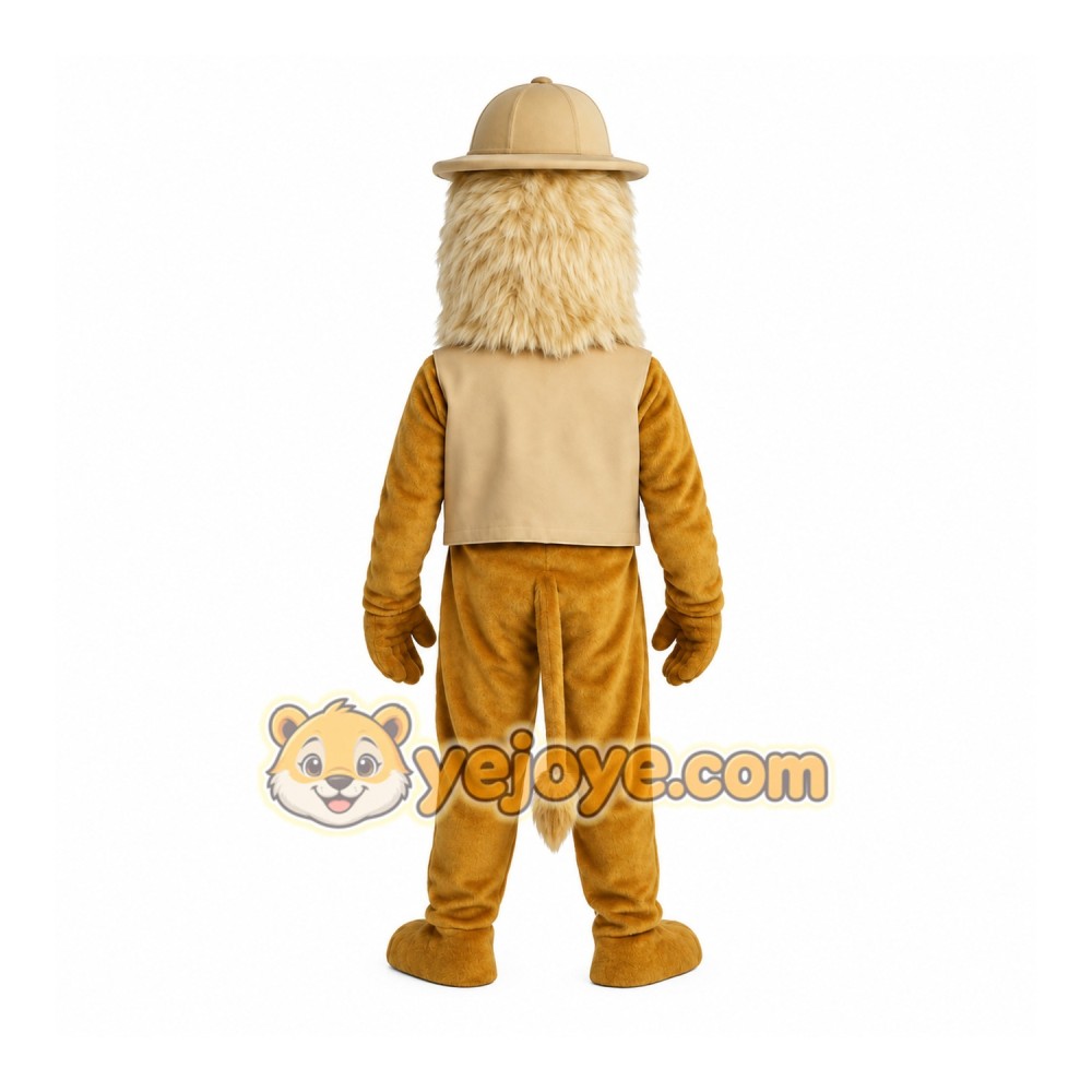 Brown Lion Mascot Costume Brown Lion Mascot Costume