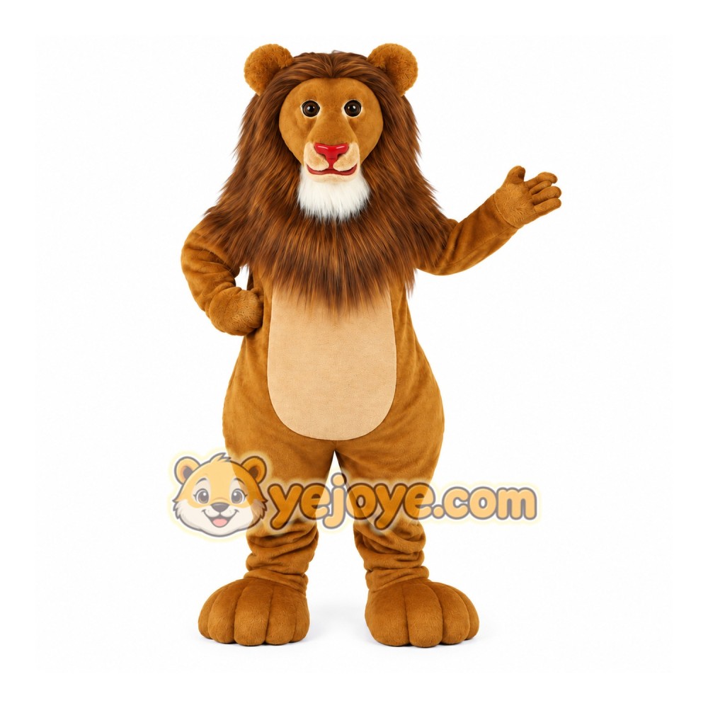 Brown Lion Mascot Costume Brown Lion Mascot Costume