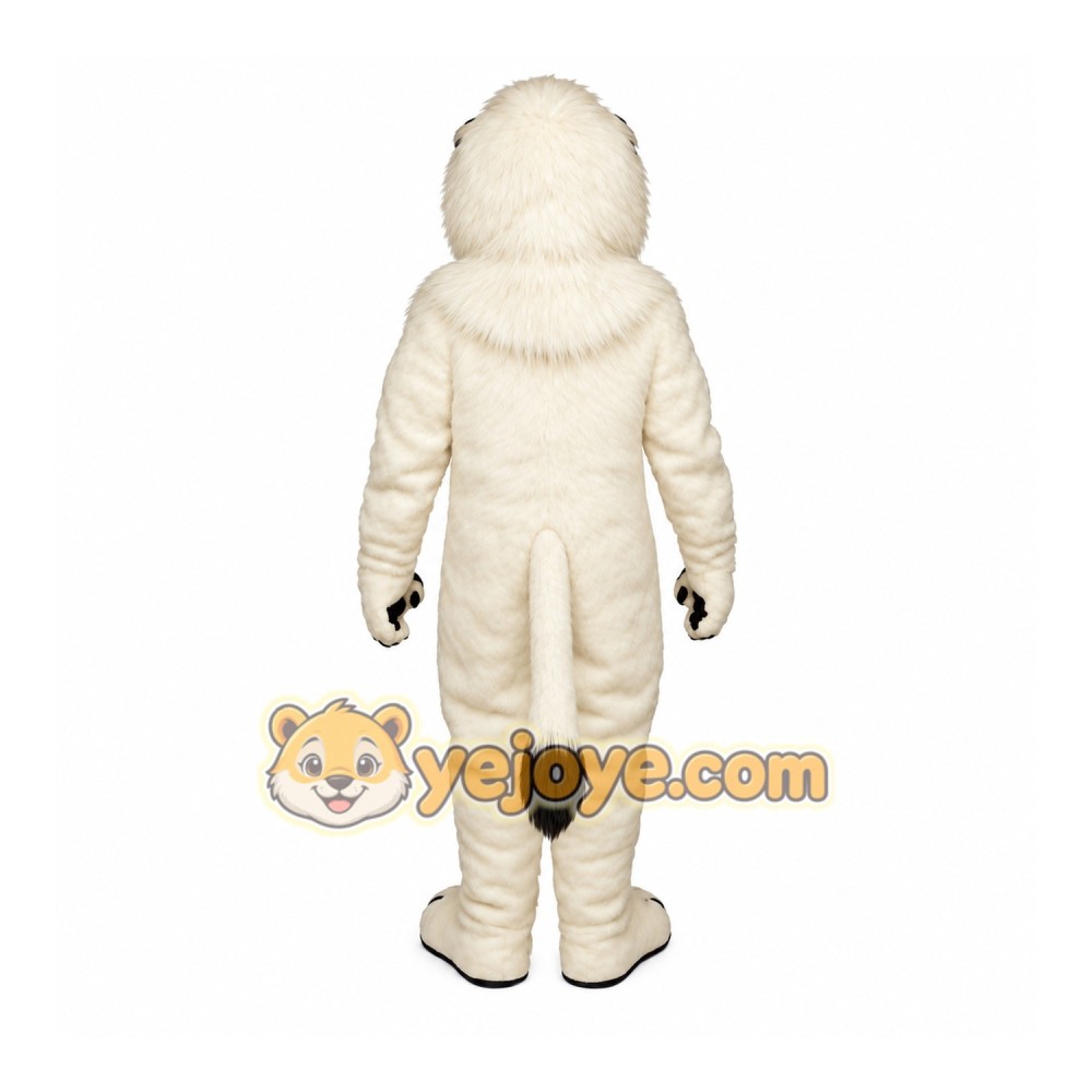White Lion Mascot Costume White Lion Mascot Costume