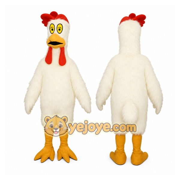 White Chicken Mascot Costume