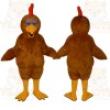 Brown Chicken Mascot Costume