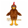 Brown Chicken Mascot Costume Brown Chicken Mascot Costume