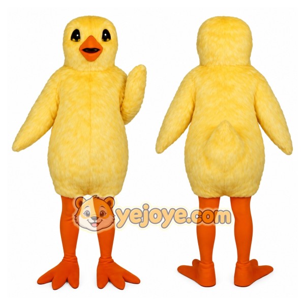 Yellow Chick Mascot Costume