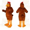 Brown Chicken Mascot Costume
