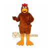 Brown Chicken Mascot Costume Brown Chicken Mascot Costume
