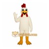 White Chicken Mascot Costume White Chicken Mascot Costume