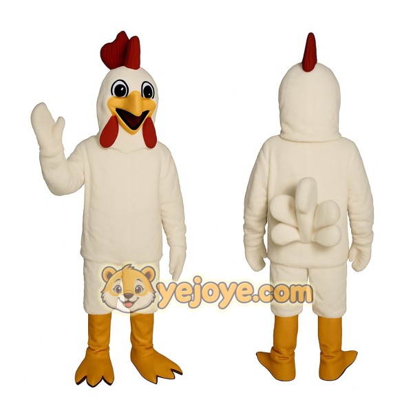 White Chicken Mascot Costume