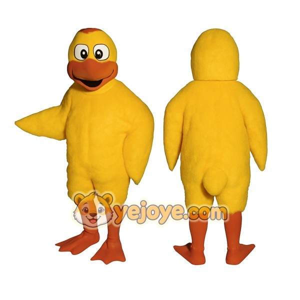 Yellow Duck Mascot Costume