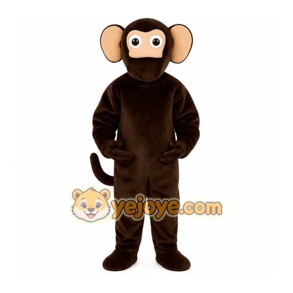 Brown Monkey Mascot Costume Brown Monkey Mascot Costume